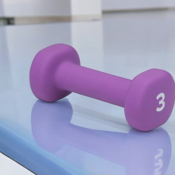 Workout Dumbbell GAIAM Hand Weight Neoprene Exercise & Fitness Gym Dumbbell - Picture 1 of 4